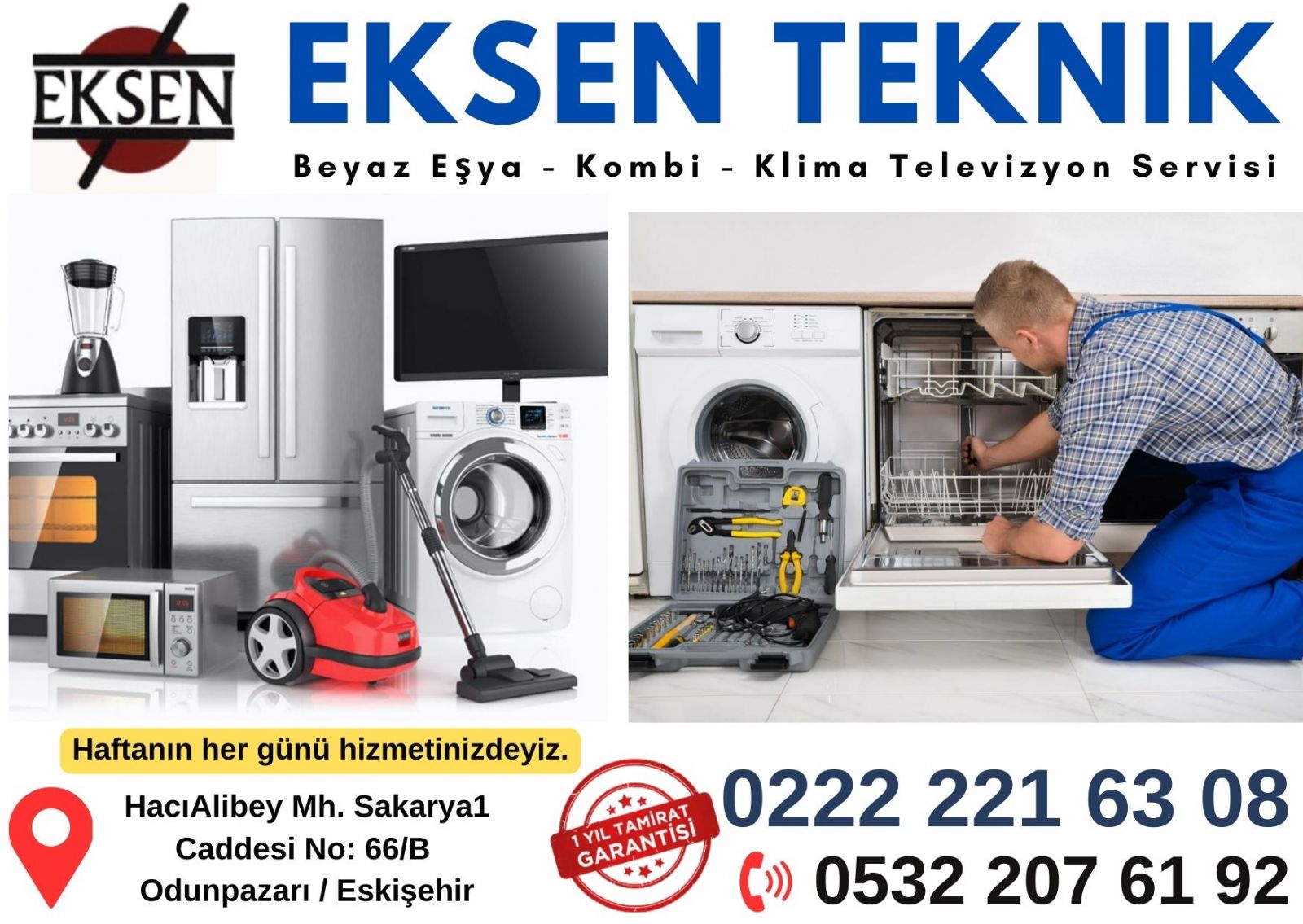 Odunpazarı Beyaz Eşya Servisi